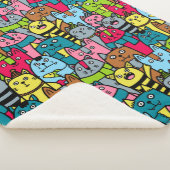 Katzen und Kätzchen Sherpadecke (3/4)
