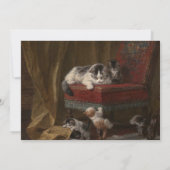 Katzen und Kätzchenmalereien Einladung (Rückseite)
