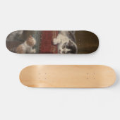 Katzen und Kätzchenmalereien Skateboard (Horizontal)