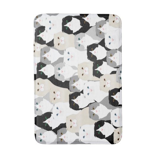 Katzen und Katzen Badematte (Vorderseite Vertikal)