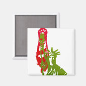 Katzen und Katzen Ladys für Kamala Harris Magnet (Vorderseite/Rückseite)