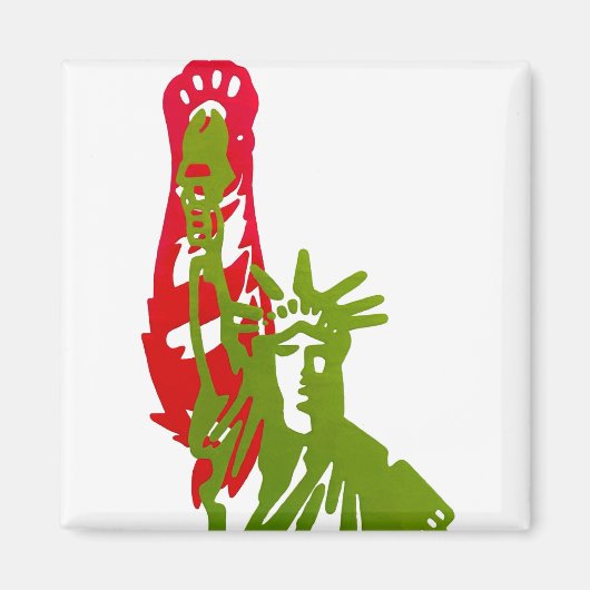 Katzen und Katzen Ladys für Kamala Harris Magnet (Vorne)