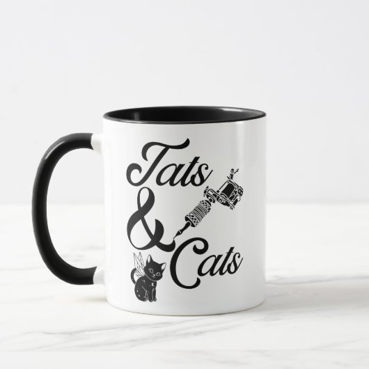 Katzen und Katzen Tasse (Links)