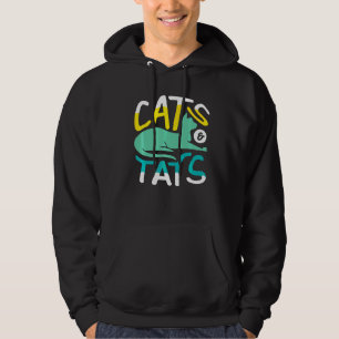 Katzen und Katzen Tattoo-Künstlerkatze Katze Tatto Hoodie