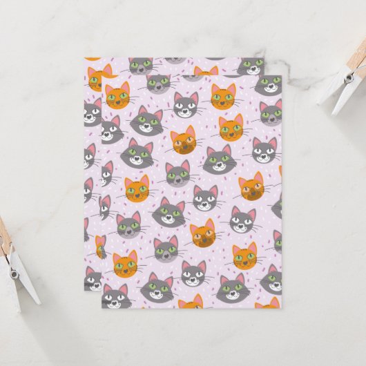 Katzen und Kitten (Vorderseite/Rückseite Beispiel)