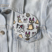 Katzen und Kitten 2 Button (Beispiel)