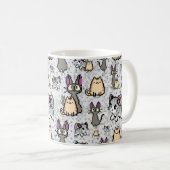 Katzen und Kitten 2 Kaffeetasse (VorderseiteRechts)