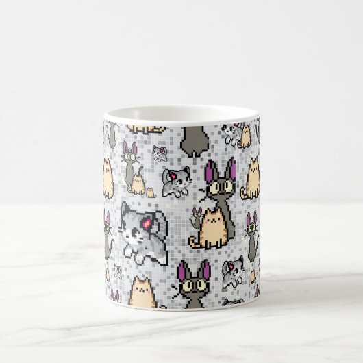 Katzen und Kitten 2 Kaffeetasse (Mittel)