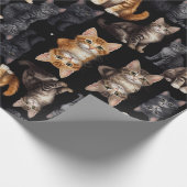 Katzen und Kitten Geschenkpapier (Ecke)