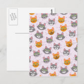 Katzen und Kitten Postkarte (Vorne/Hinten)