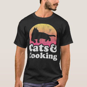 Katzen und Kochen von Müttern oder Müttern T-Shirt