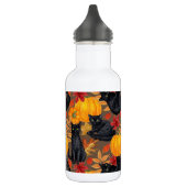 Katzen und Kürbis 2 Edelstahlflasche (Links)