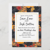 Katzen und Kürbis 2 Einladung (Vorderseite)