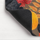 Katzen und Kürbis 2 Mousepad (Ecke)