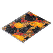 Katzen und Kürbis 2 Notizblock (Linke Seite)