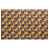 Katzen und Kürbis 2 Stoff (Fat Quarter (45,7 x 55,9 cm))