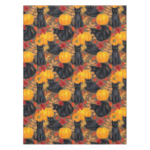 Katzen und Kürbis 2 Tischdecke (Vorderseite)