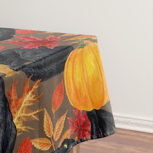 Katzen und Kürbis 2 Tischdecke (Beispiel)