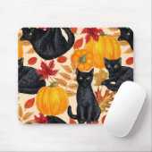 Katzen und Kürbis Mousepad (Mit Mouse)