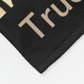 KATZEN und LIEBE auf Schwarzem/Brown/Weiß Fleecedecke (Ecke)