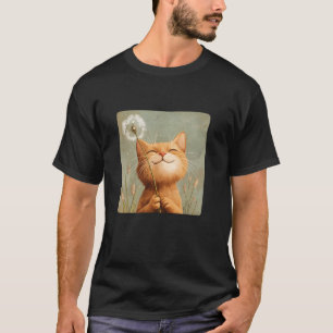 Katzen- und Löwenzahn-Magie für eine sanfte und tr T-Shirt