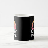 Katzen und Mahjong-Männerkatzen Kaffeetasse (Mittel)