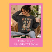 Katzen und Mahjong Spaß Sweatshirt