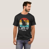 Katzen und Malerei T-Shirt (Vorne ganz)