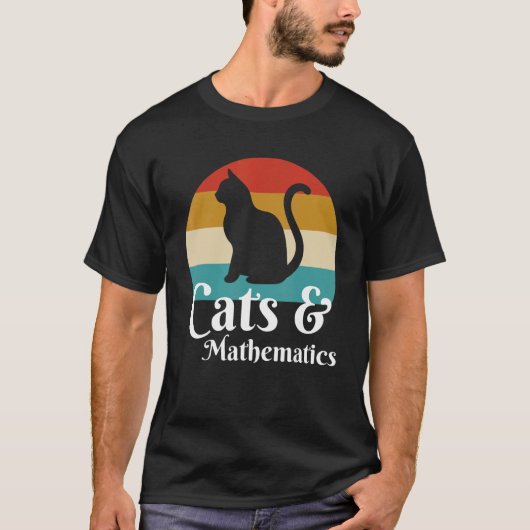 Katzen und Mathematik T-Shirt (Vorderseite)