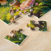 Katzen- und Mäuse-Garten-Wasserspaß Puzzle (Seite)