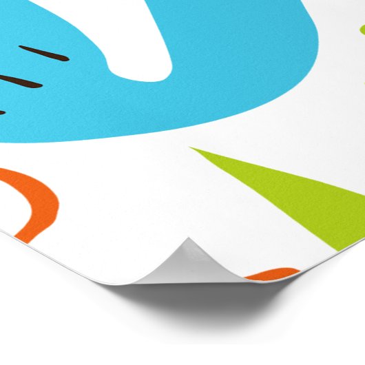 Katzen und Mäuse Poster (Ecke)