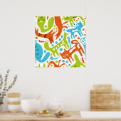 Katzen und Mäuse Poster (Küche)