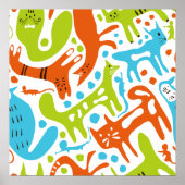 Katzen und Mäuse Poster (Vorne)