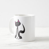 Katzen-und Mäuseentwurf Kaffeetasse (Vorderseite Links)