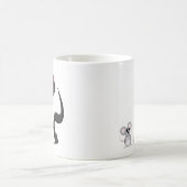 Katzen-und Mäuseentwurf Kaffeetasse (Mittel)