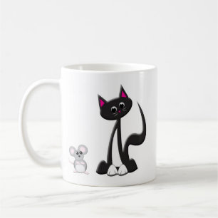 Katzen-und Mäuseentwurf Kaffeetasse