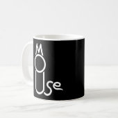 Katzen-und Mäusepuzzlespiel-Tasse Kaffeetasse (Vorderseite Links)