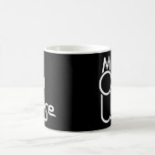Katzen-und Mäusepuzzlespiel-Tasse Kaffeetasse (Mittel)