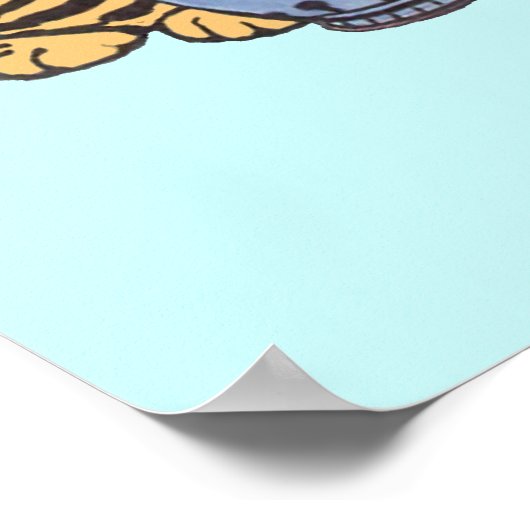 Katzen- und Mausposter Poster (Ecke)