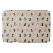 Katzen und Messer Bath Mat Badematte (Vorderseite)