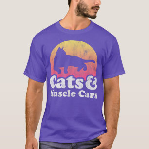 Katzen und Muskelwagen Katzen und Muskeln von Männ T-Shirt
