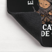 Katzen und Nebenquests Fantasy Gamer Katze Design Mousepad (Ecke)