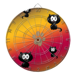 Katzen und Paarungspapier Dartscheibe