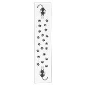 Katzen- und Paw-Drucke Kurzer Tischläufer (Vorderseite)