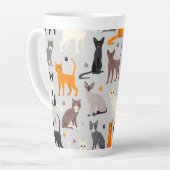 Katzen- und Paw-Prints Milchtasse (Linke Ecke)