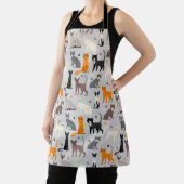 Katzen- und Paw-Prints Schürze (InSitu)