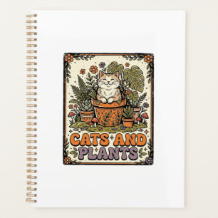 Katzen Und Pflanzen Katze Pflanzen Cottagecore Vin Planer