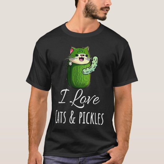 Katzen und Pickles 1 T-Shirt (Vorderseite)