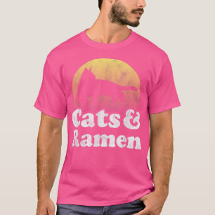 Katzen und Ramen, Katzen und Ramen von Männern ode T-Shirt
