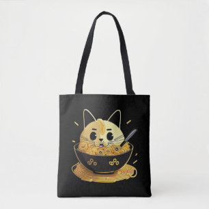 Katzen und Ramen Tasche